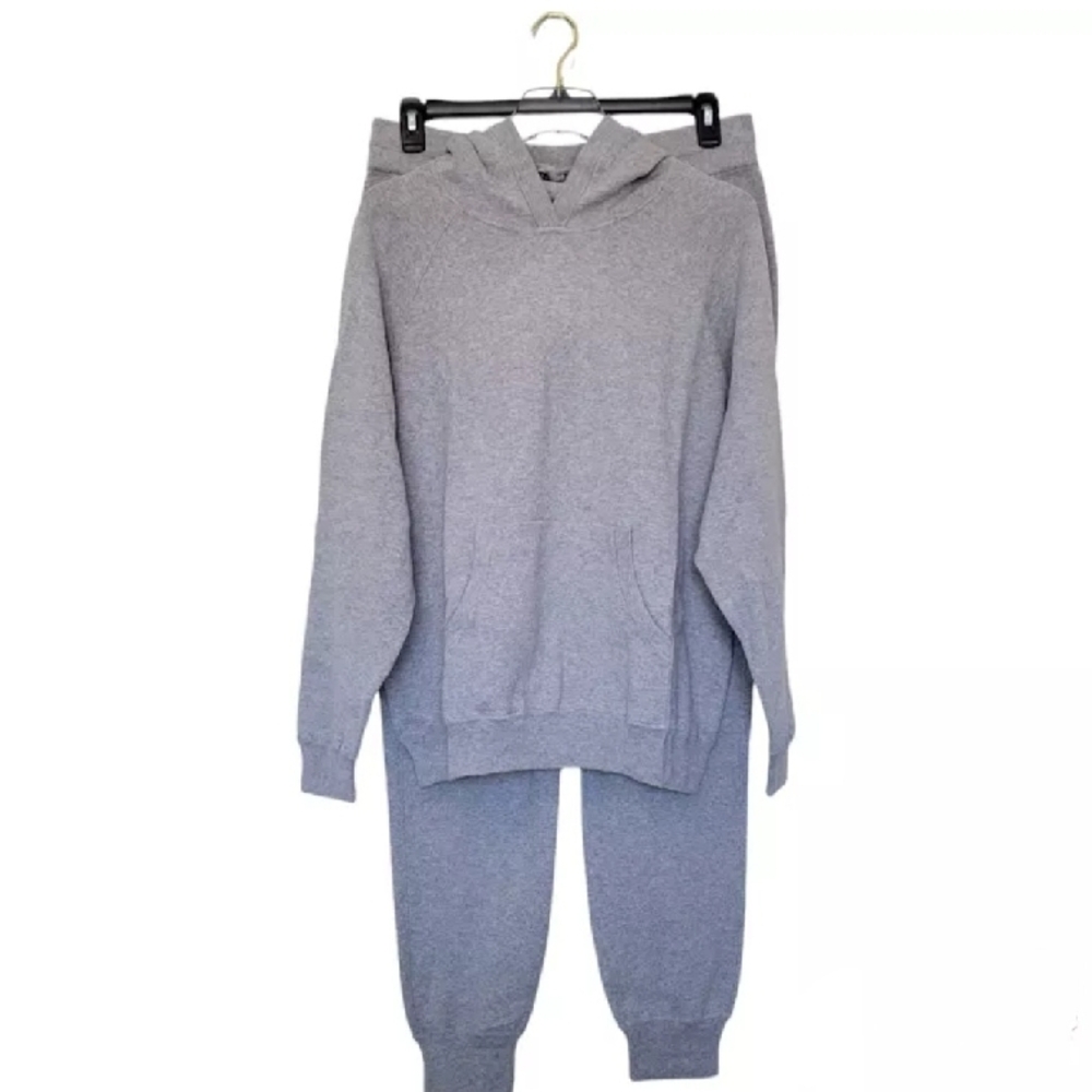 NAADAM Gray Hoodie and Sweatpants Set